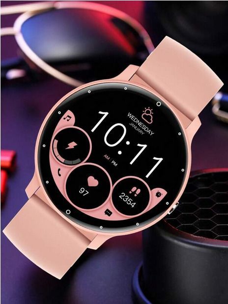 zegarek smartwatch rubicon rncf16 pink/połączenia