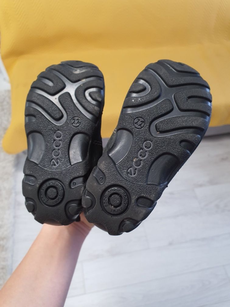 Зимние термо-сапожки ботинки ecco 22 размер