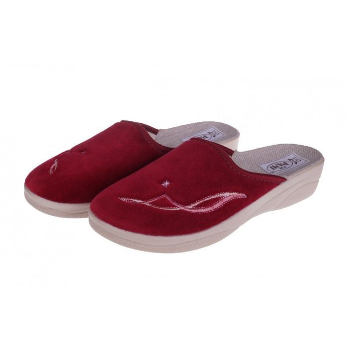 Kapcie damskie domowe laczki naturalne welurowe pantofle POLSKIE 36