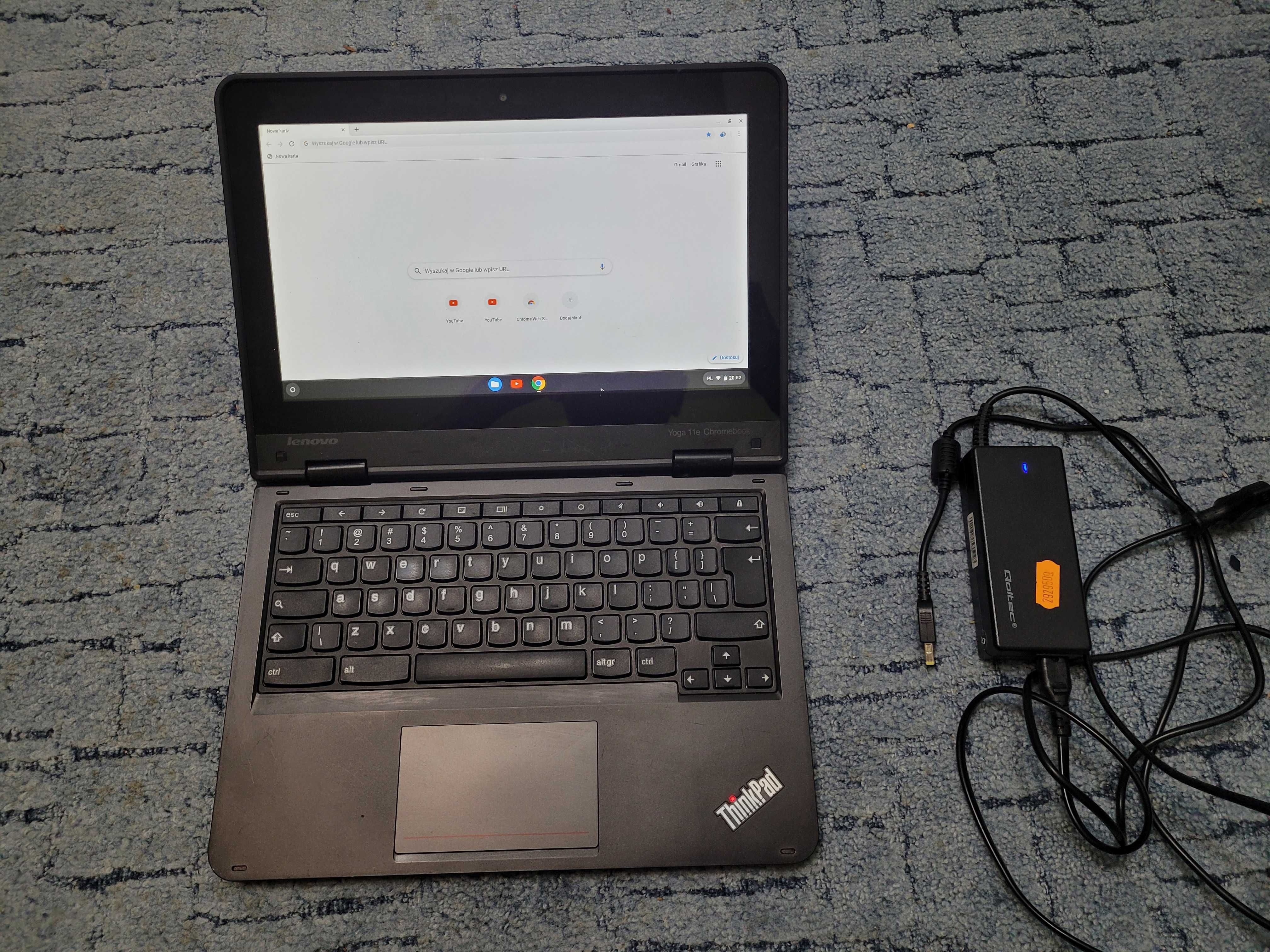 Lenovo Yoga 11e Chromebook N2930 4gb Ram 16gb 11,6 Cala Dotykowy