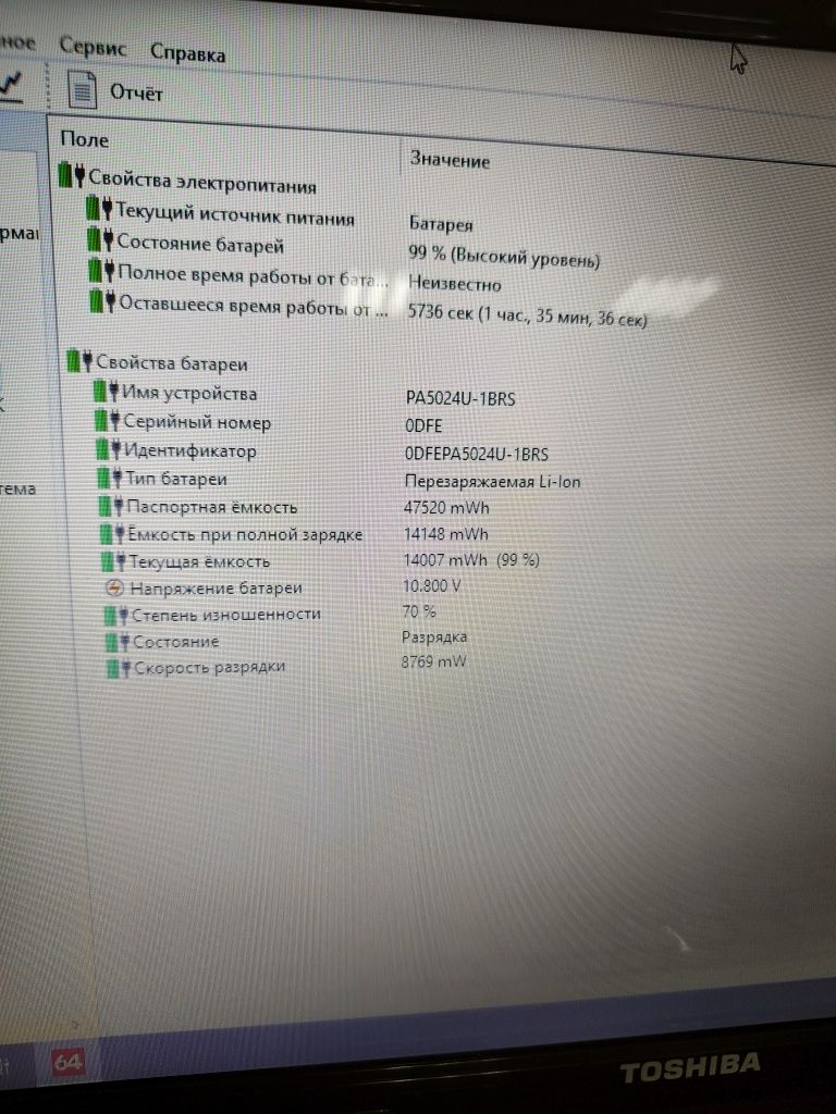 Продам ноутбук Toshiba Satelite L855 i3-3120m/4Gb/SSD256