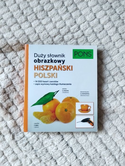 Duży słownik obrazkowy hiszpański - polski