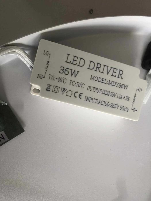 Lampa plafon  Light Prestige Led Reus 36W 3240Lm 4000K Biały