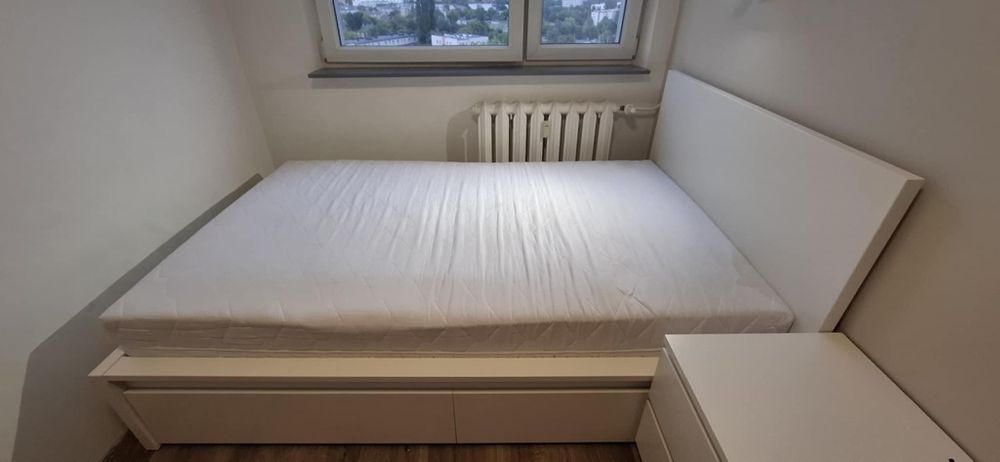 Łóżko 120cm białe ikea