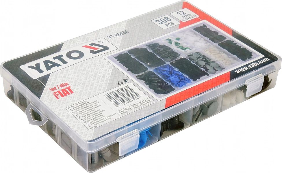 Zestaw spinek samochodowych Fiat 308szt YT-06654 #