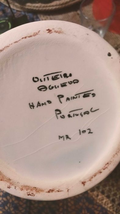 Pote pintado em cerâmica Outeiro