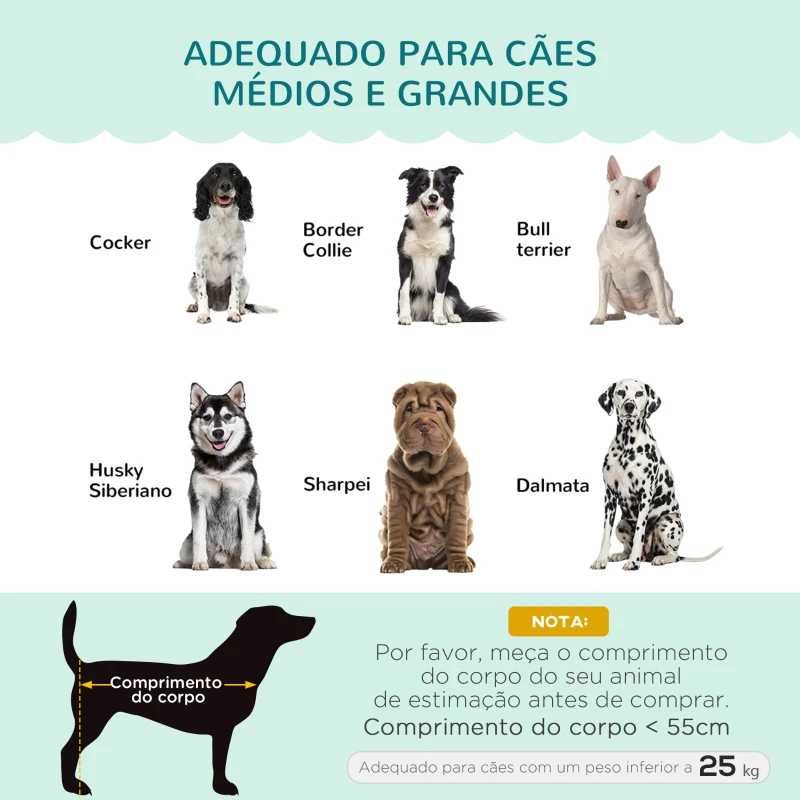 Sofá para Cães Médios - veludo verde