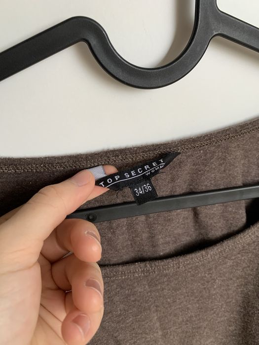 Bluzka nietoperz brązowa