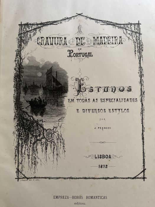 Livro A gravura de Madeira 1872