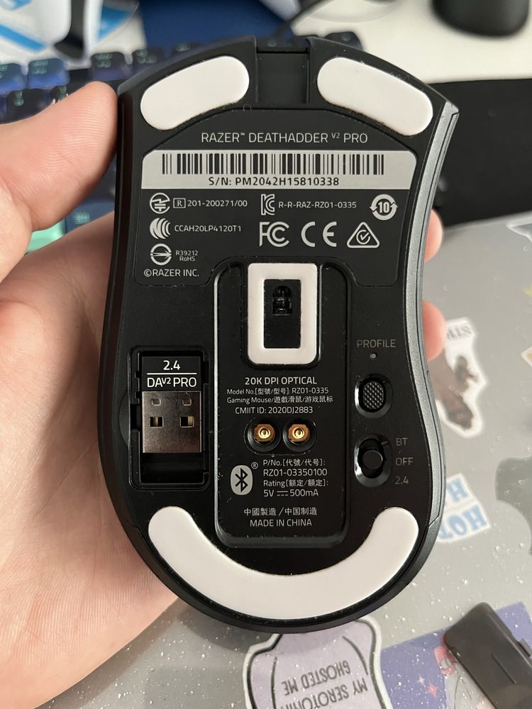 RAZER™ DeathAdder V2 Pro – z odbiornikiem, usterka