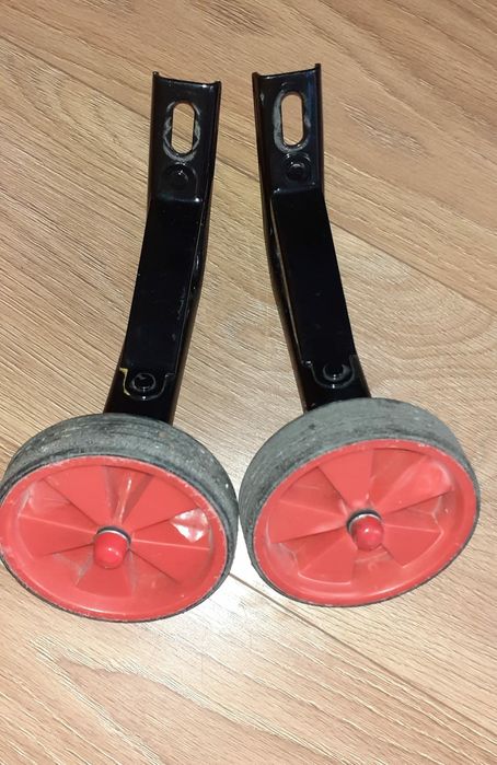 Rowerek dziecięcy koła 16" cali rower czerwony koszyk kółka uchwyt