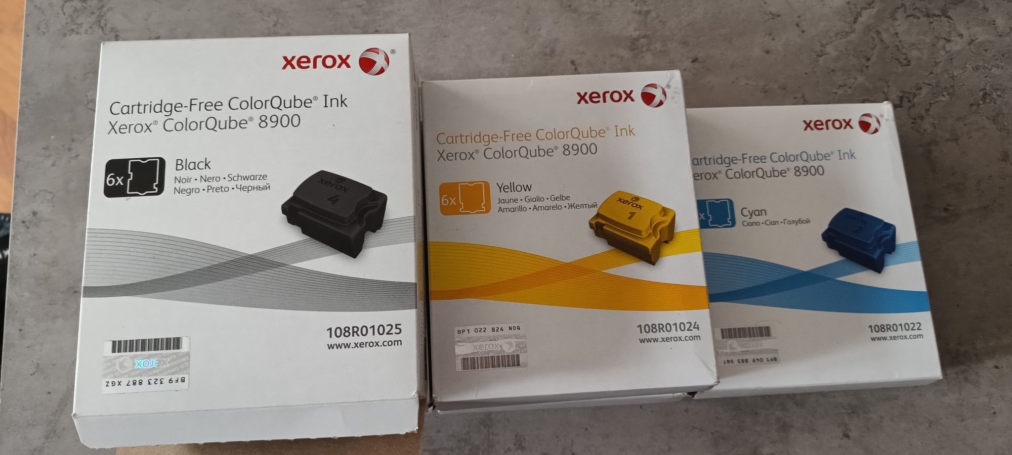 tusz cartridge Xerox ColorQube 8900 yellow żółty