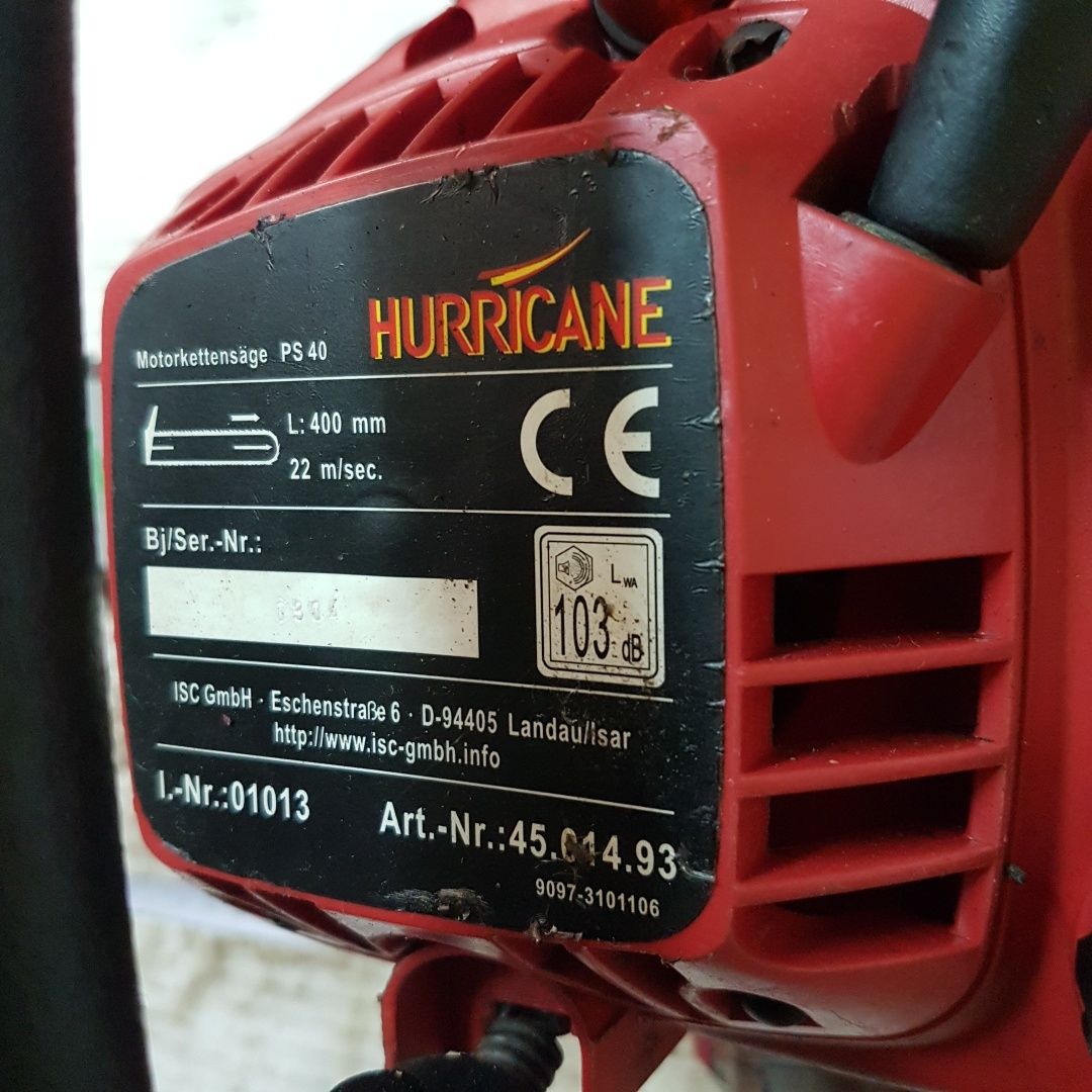 Piła spalinowa HURRICANE PS 40 1.9 KM z Niemiec
Bardzo ładny stan
