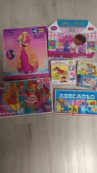 Puzzle dla dzieci zestaw Barbie doc McStuffin