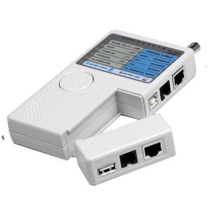 Тестер кабельный универсальный RX-1000 RJ45/RJ12/BNC/USB