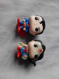 2 figurki DC, Wonder women i super man, funko