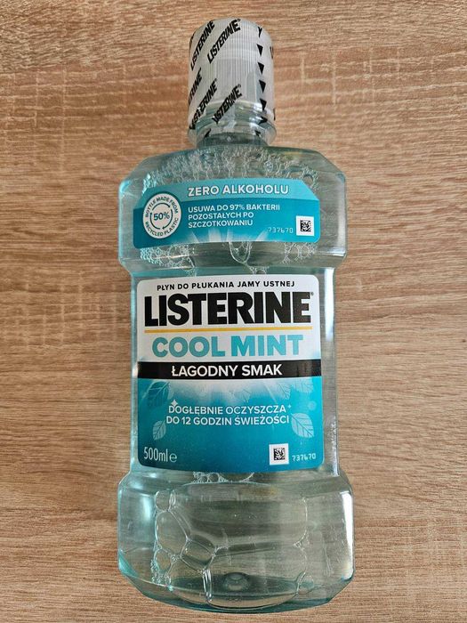Listerine Cool Mint 500 ml łagodny smak