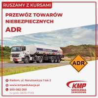 Kurs ADR Podstawy, Cysterny - START 24.05.2024