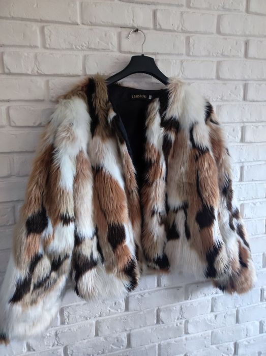 Piękna kolorowe futerko roz xxl