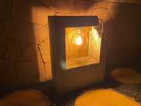 Lampa ogrodowa LOFT STYLE QADRA DCT z betonu architektonicznego
