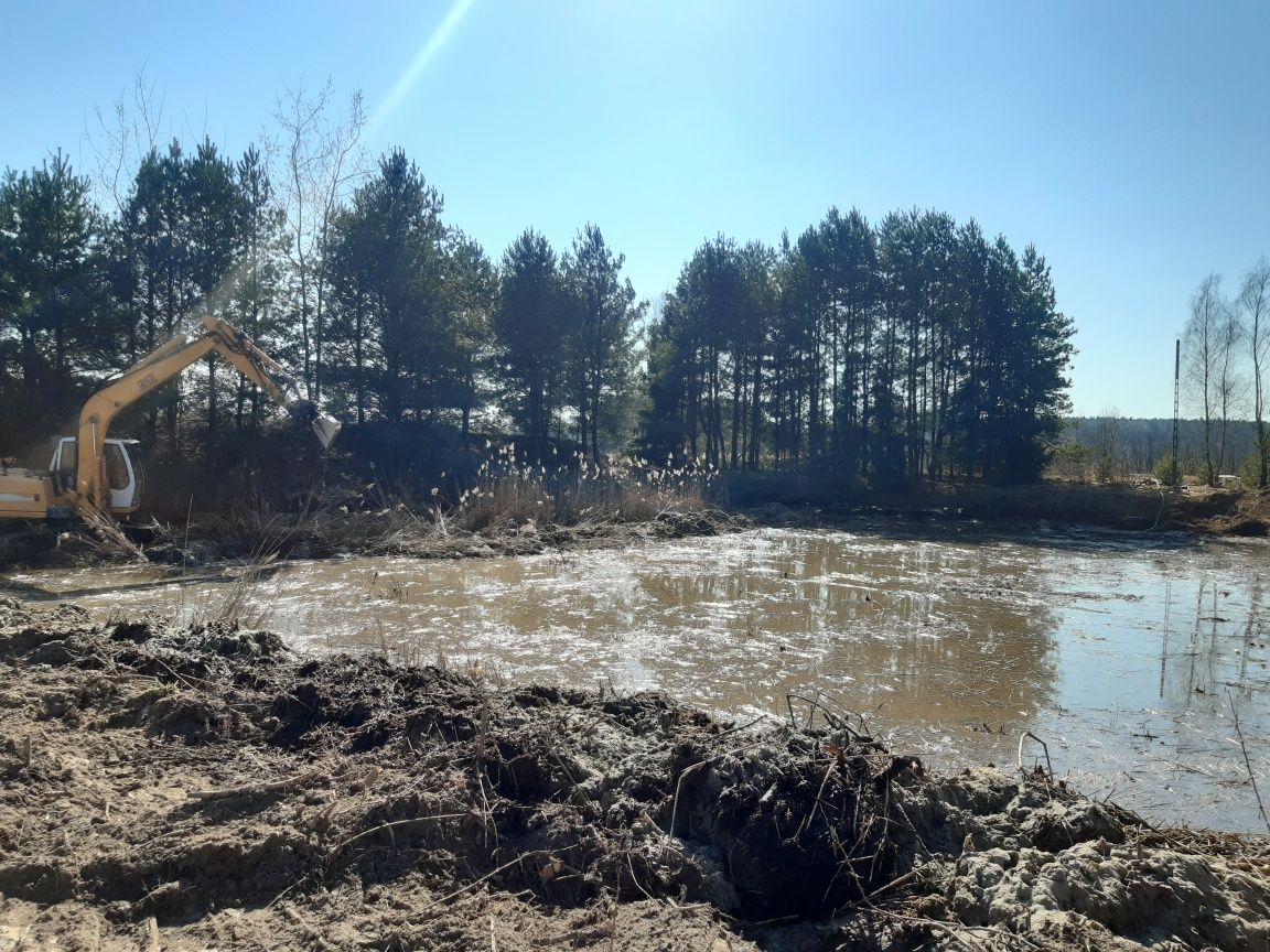 Kopanie, czyszczenie stawów, wyburzenia, rozbiórki