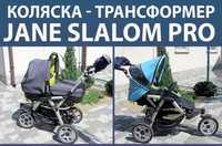 Коляска Jane Slalom Pro 2 в 1: люлька, прогулка, сумка