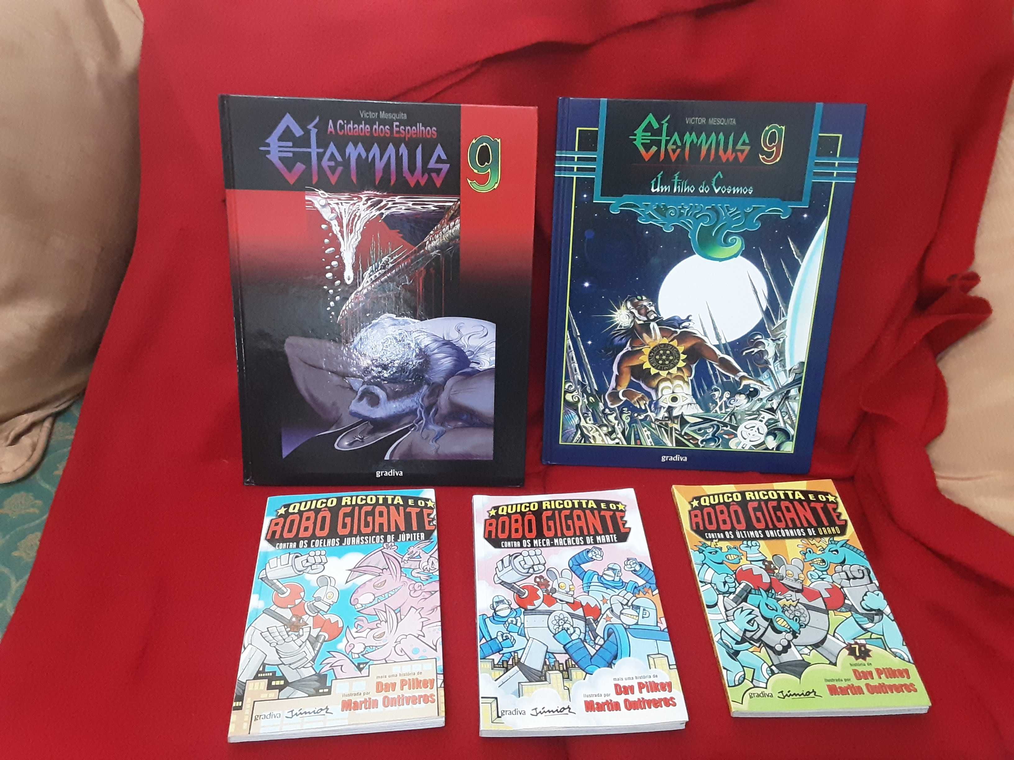 Vários livros como novos B.D.