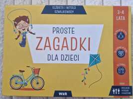 Proste zagadki dla dzieci, karty edukacyjne