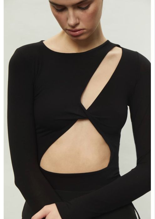 Боді  чорне PAPAYA