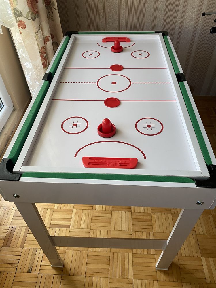 NOWYStół do gier 4 w 1: Piłkarzyki, Bilard, Tenis, Cymbergaj (Krakpol)