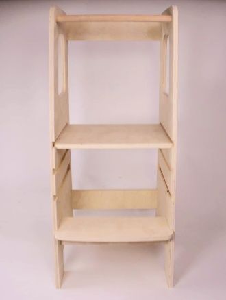 Nova! Torre de aprendizagem inspiração Montessori madeira