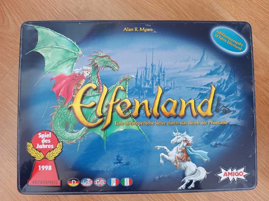 Gra Elfenland unikat ed. jubileuszowa w metalowym pudełku instr.pl