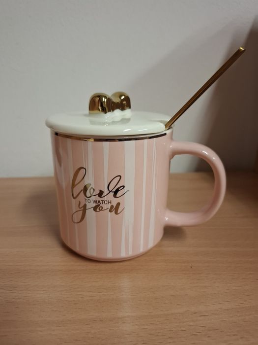 Kubek /cukiernica różowy