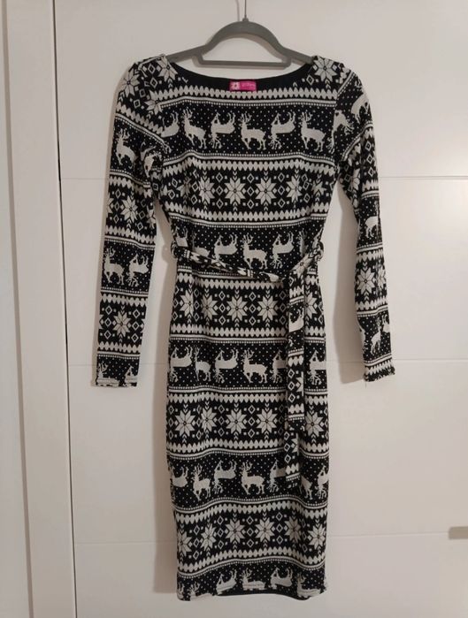 Sukienka zima święta