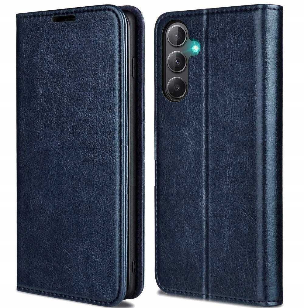 Etui skórzane  MAGNETYCZNE Do samsunga  M34 5G / A25 5G +SZKŁO