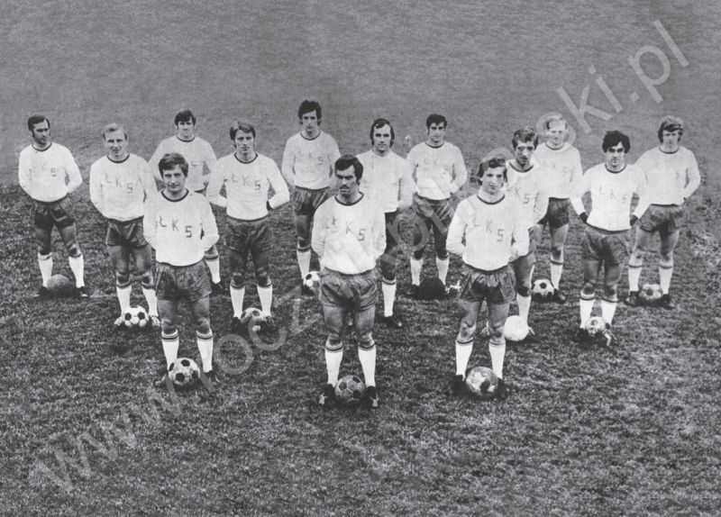 Pocztówka - 1971/72 ŁKS Łódź
