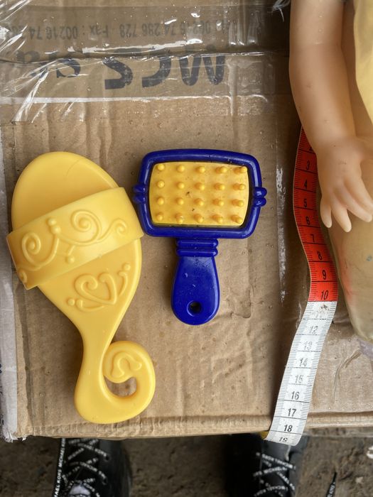 3 duże lalki do czesania disney plus dwie szczotki