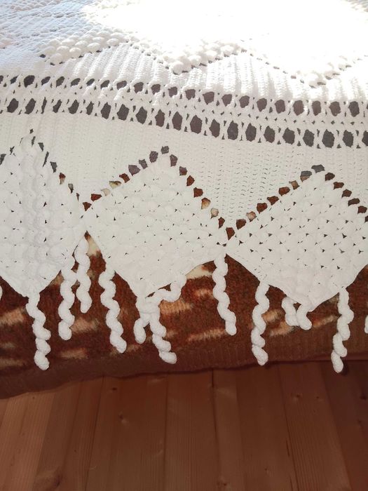 Colcha em croché linha fina