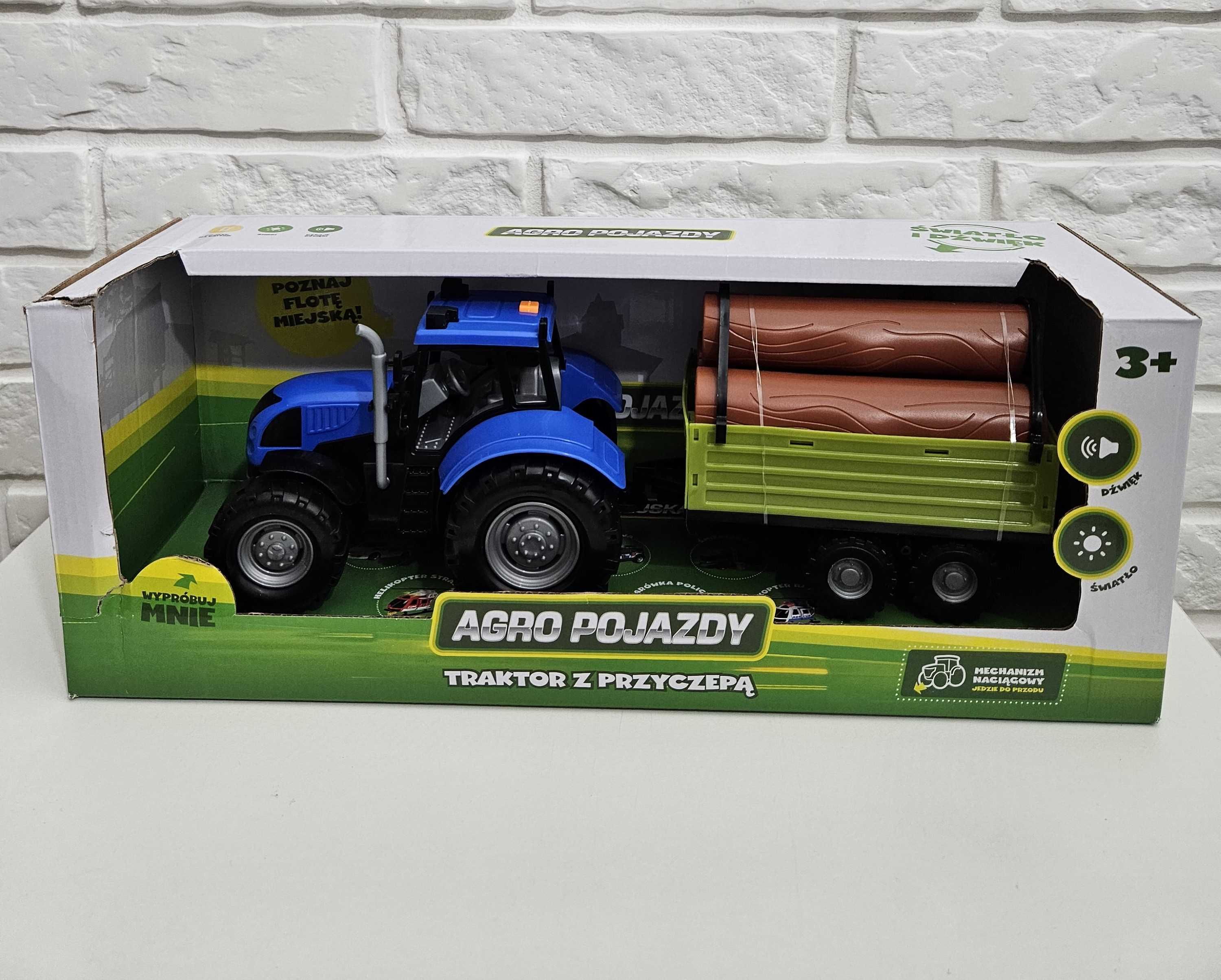 Agro pojazdy Traktor z przyczepą OSTATNIA SZTUKA