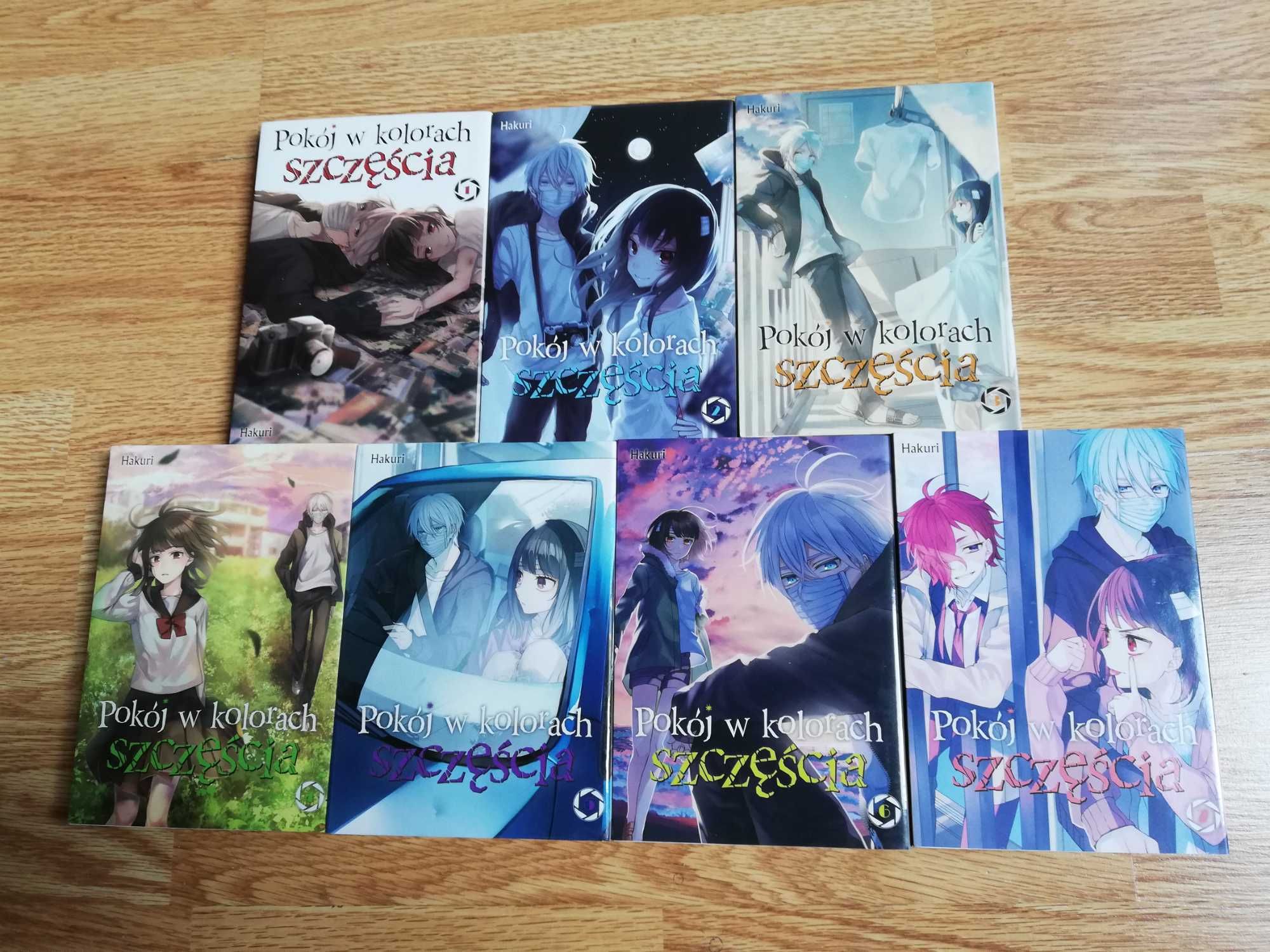 Manga ,,Pokój w kolorach szczęścia" 1-7 tomów
