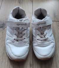 Buty sportowe na rzep białe Sprandi 31