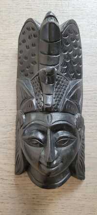 Maska drewniana orginalna do powieszenia