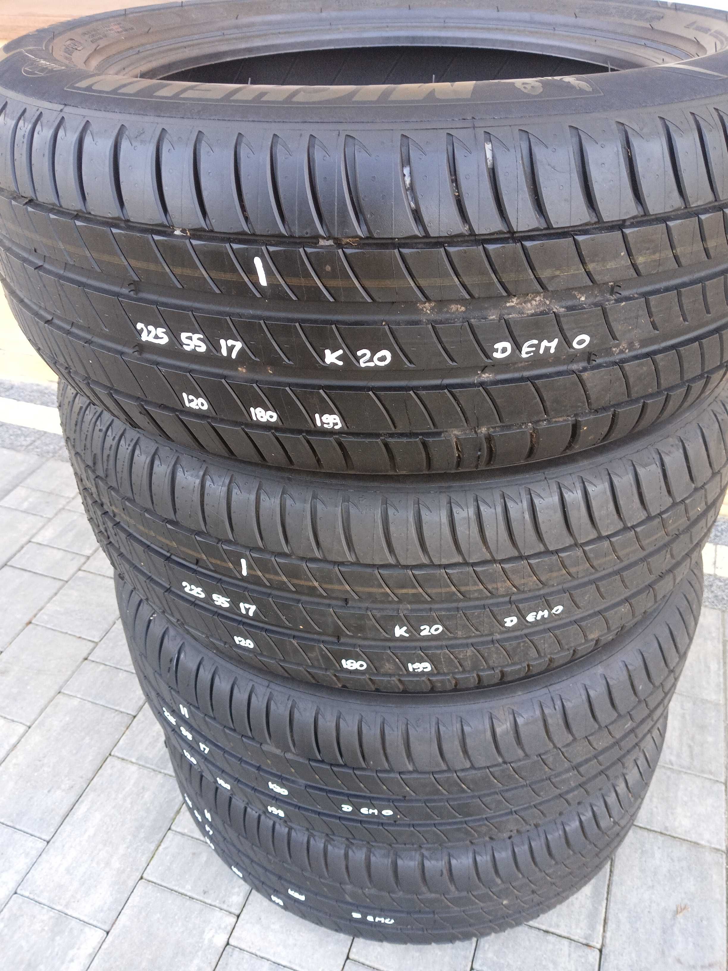 225/55r17  MICHELIN  PRIMACY  ,     nowe demo  ,  2020