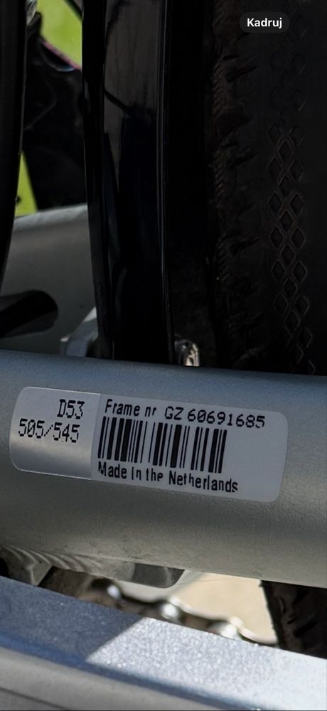 Rower trekkingowy Gazelle Chamonix T27"