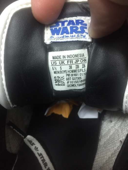 Adidas star wars tamanho 38.modelo raro