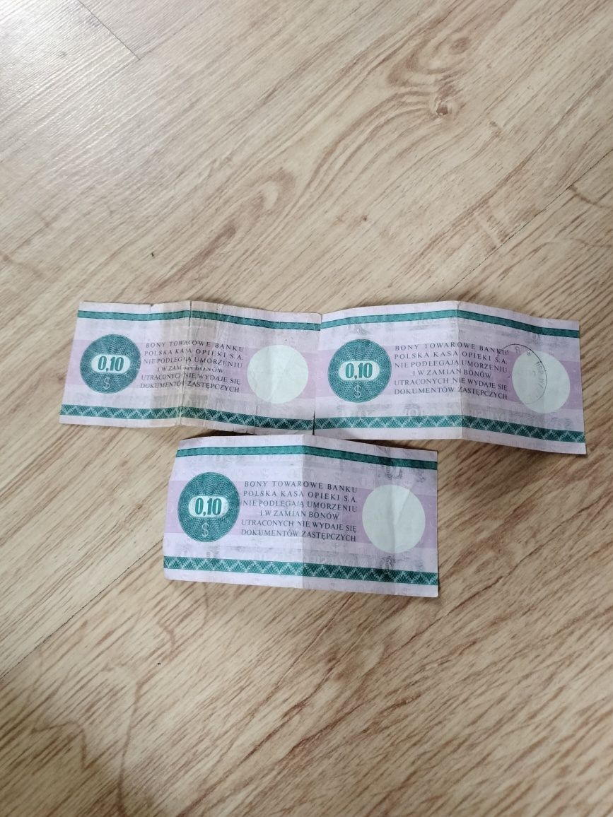 Banknot bonu towarowego 10 centów