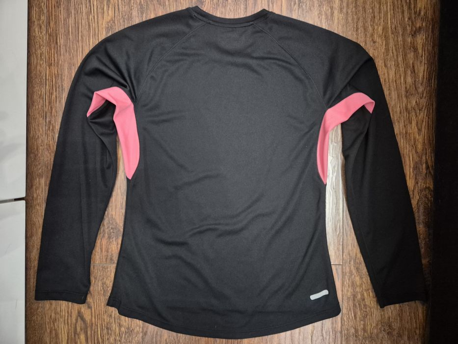 Asics damska czarna bluzka treningowa na długi rękaw rozmiar M