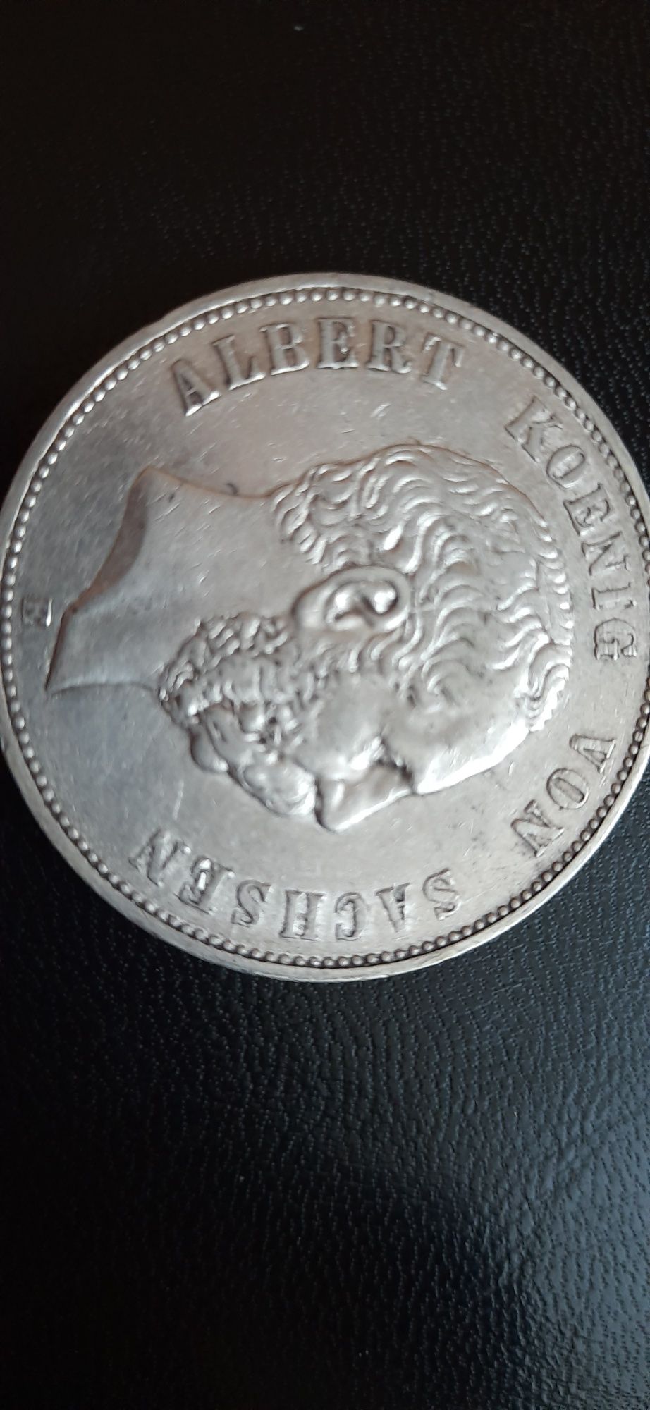 Монета 5 марок.  1901 г. Серебро