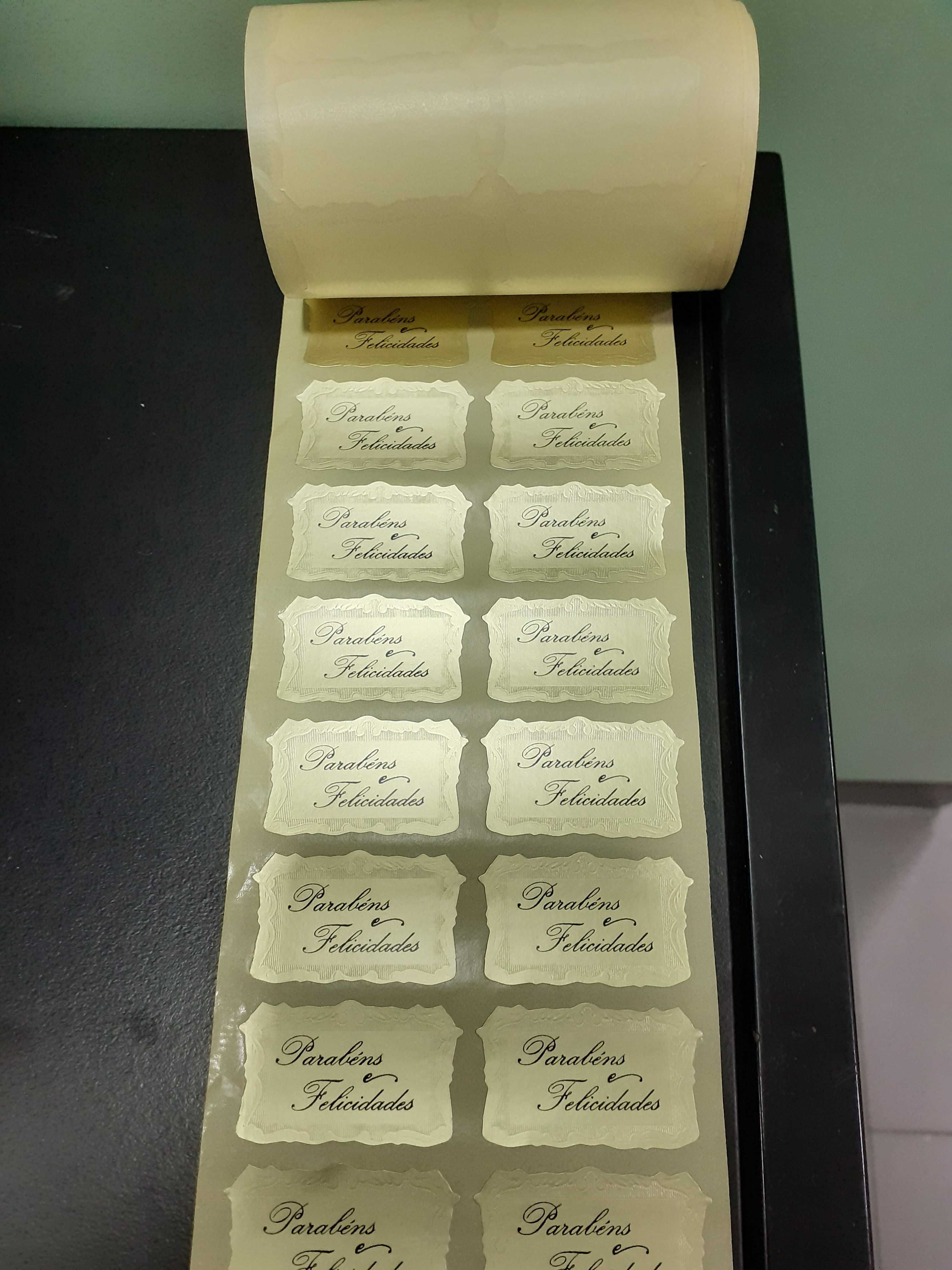 Etiquetas autocolantes para presentes