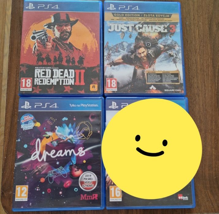 Gry ps4 read dead ,just cause, Dreamsk